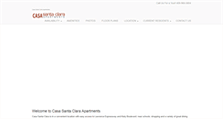 Desktop Screenshot of casa-santaclara.com
